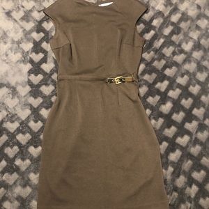 Midi Brown Dress